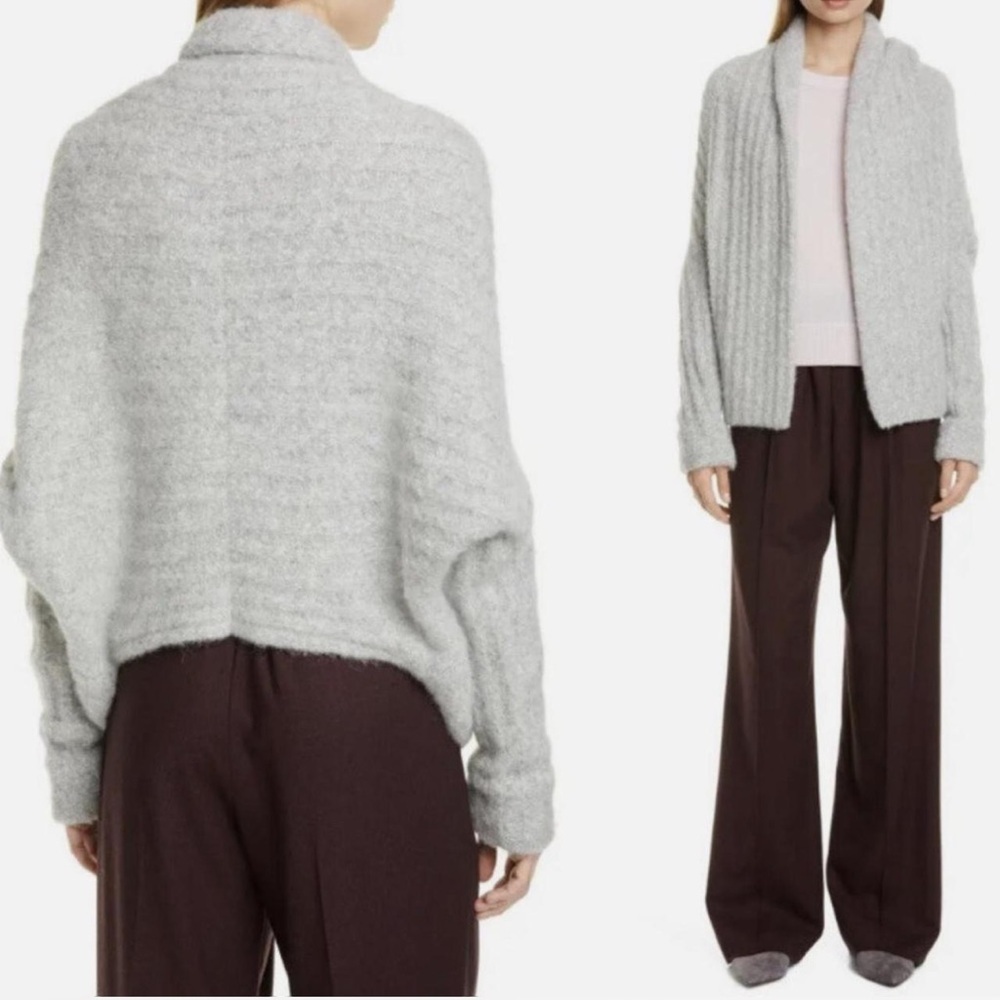 Vince Gray Alpaca Blend Dolman Sleeve Shawl Cardigan XS